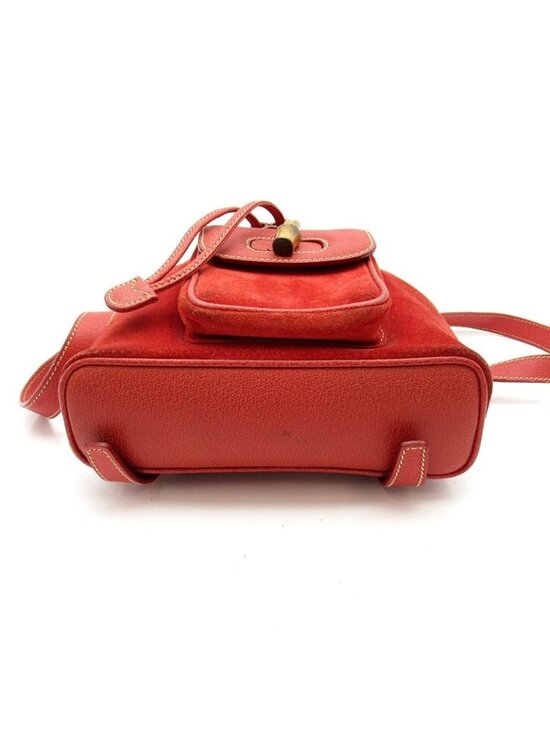 Gucci Bambu Backpack Mini Suede Leather main image 4